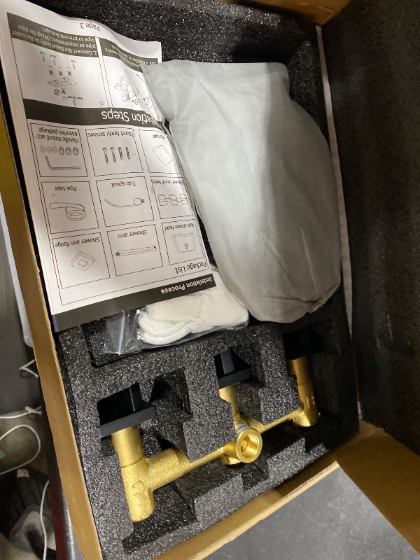 Photo 1 of FSCEPIXI 3-Handle Tub Shower Faucet Set