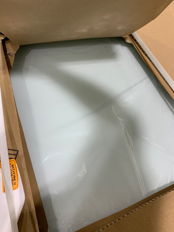 Photo 1 of Amazon Basics Glass Dry-Erase Board, Magnetic Frameless Whiteboard, Easy to Install, 96W" x 48H"