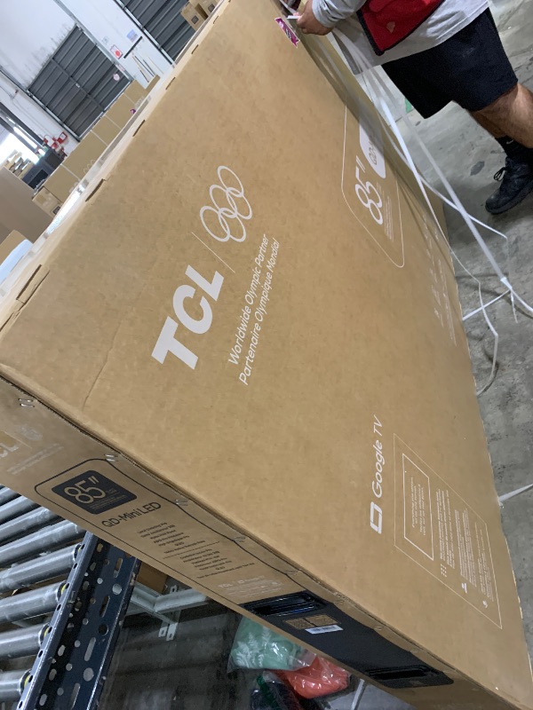 Photo 1 of TCL 85 Inch Class QM6K Series | Mini LED QLED 4K HDR | 85QM6K, Latest Model | 120HZ-144HZ High Brightness Smart Google TV Dolby Atmos Onkyo Audio | Voice Remote Alexa Gaming Streaming Television