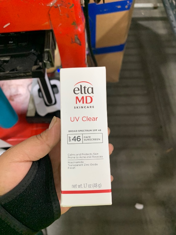 View 2 of EltaMD UV Clear Untinted Face Sunscreen with Zinc Oxide, SPF 46, 1.7 oz