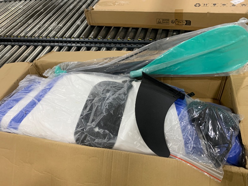 Photo 1 of SUPEIMCO 11' Inflatable Stand Up Paddle Board - Upgraded Hot Melt Tech, Anti-Slip EVA Deck, Full Accessories for All Skill Levels (Adults & Youth)
