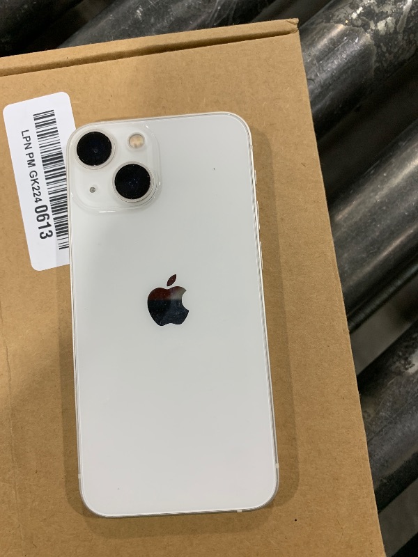 Photo 1 of Apple iPhone 13 Mini, 128GB, Starlight (Renewed)