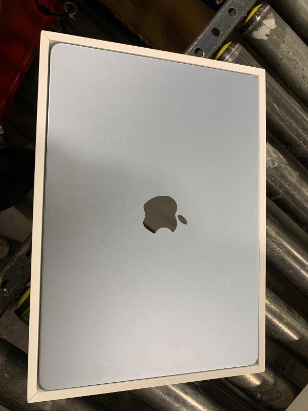Photo 1 of Apple 2025 MacBook Air 13-inch Laptop with M4 chip: Built for Apple Intelligence, 13.6-inch Liquid Retina Display, 16GB Unified Memory, 512GB SSD Storage, 12MP Center Stage Camera, Touch ID; Sky Blue