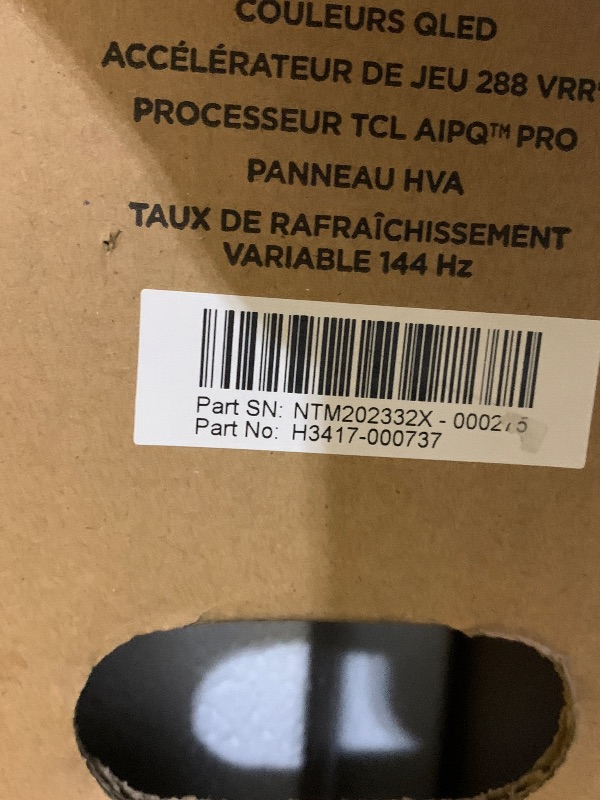 Photo 1 of TCL 65" T7 QLED Google TV