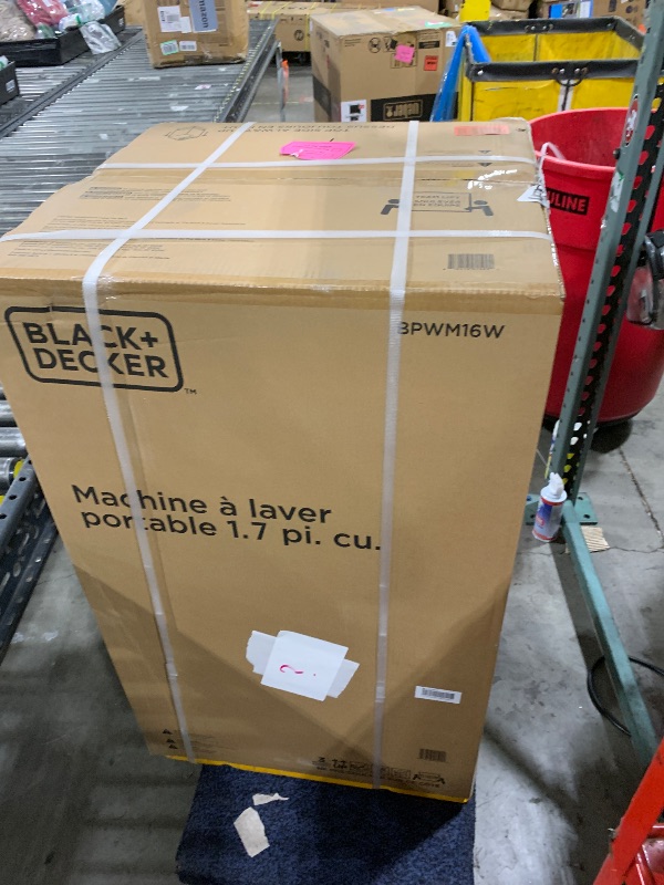 Photo 1 of BLACK+DECKER 1.7 Cu. Ft. Portable Washer, 11 lb. Capacity, BPWM16W, White