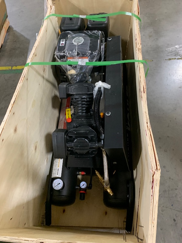 Photo 1 of 6.5HP Protable Heavy duty Compressor 20-Gallon Horizontal Portable Single-Stage 17cfm@125psi KOHLER Engine Industrial Gas Driven Piston Air pump
