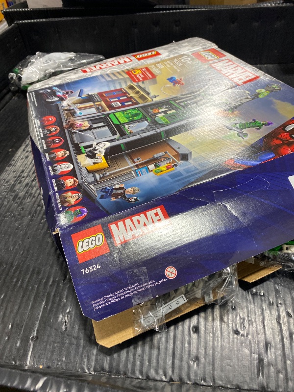 Photo 1 of LEGO Marvel Spider-Man vs. Oscorp Building Toy - Pretend Play Set W/8 Toy Minifigures for Boys & Girls, Ages 10+ - Super Hero Building Blocks for Preteens Idea for Birthdays - 76324