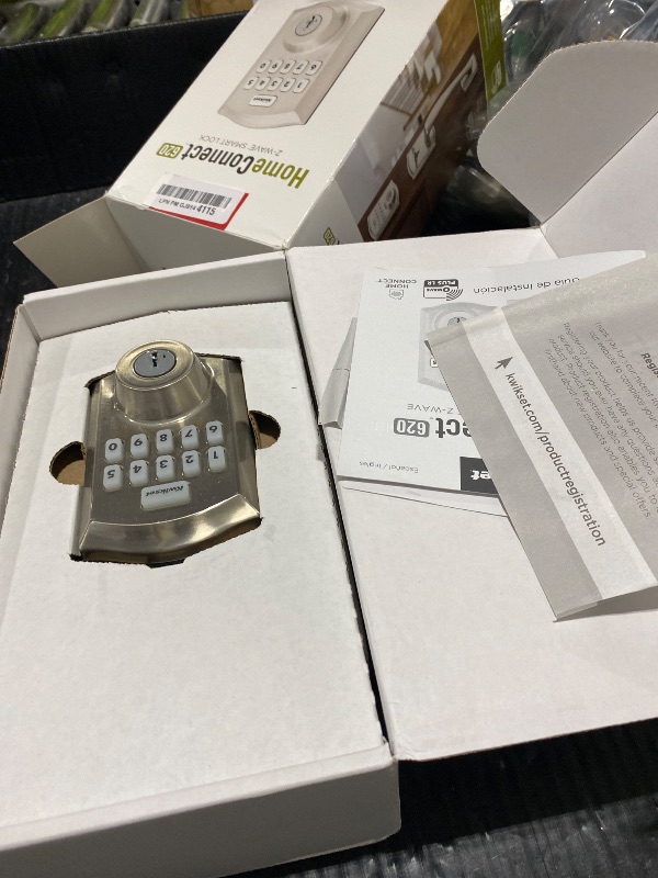 Photo 1 of Kwikset HomeConnect 620 Z-Wave Smart Lock - Satin Nickel