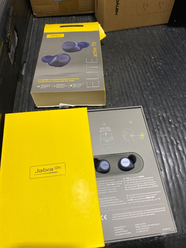 Photo 1 of Jabra Elite Active 75t True Wireless Earbuds