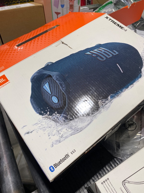 Photo 1 of JBL Xtreme 4 Portable Waterproof Speaker - Blue