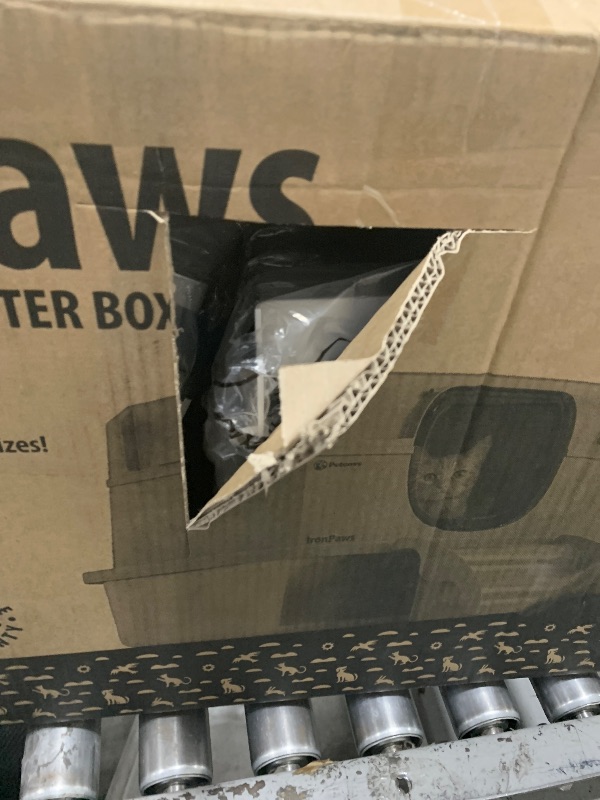 Photo 1 of PetCove IronPaws Stainless Steel Enclosed Litter Box, XL Kit, 3 in 1 Design