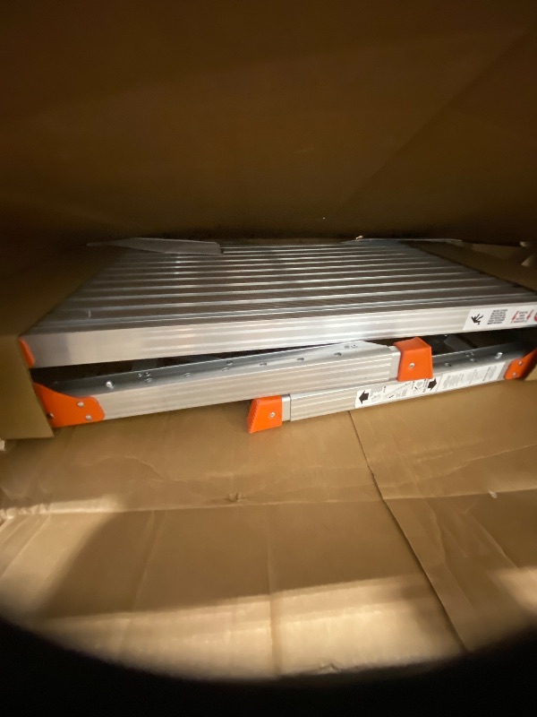 Photo 1 of SHANTRA Aluminum Work Platform, 330 lbs Capacity, Adjustable 24-35 inches