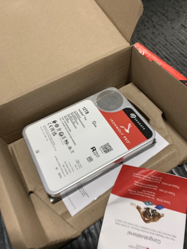 Photo 1 of Seagate IronWolf Pro 12TB Internal HDD
