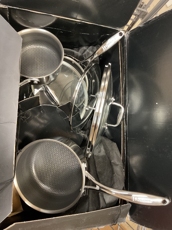 Photo 1 of Deluxe 13 Piece Hybrid Ceramic Nonstick Stainless Steel Cookware Set