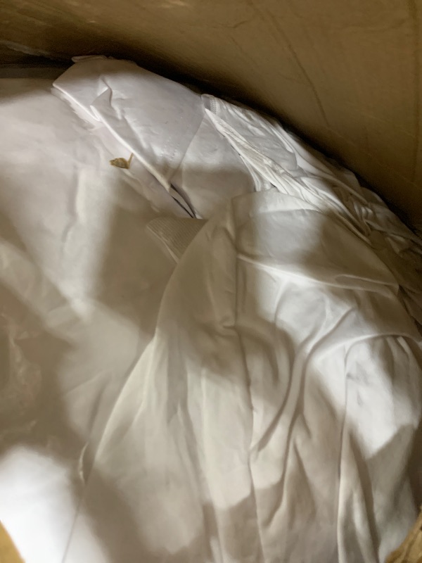 Photo 1 of HAINARverS Folding Chair Covers, 100PCS White