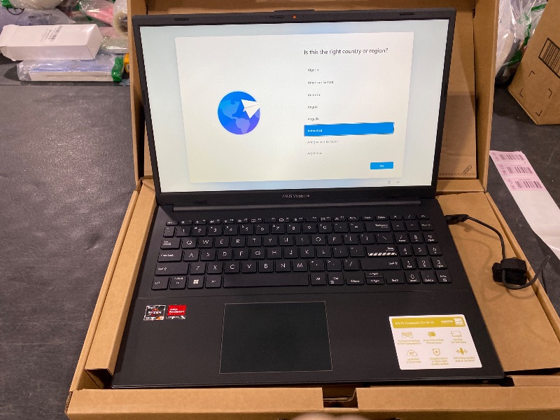 Photo 1 of ASUS Vivobook 16 Laptop, Copilot+ PC, 16” WUXGA 60Hz Display, AMD Ryzen AI 7 350 with XDNA NPU, AMD Radeon Graphics, 16GB RAM, 1TB SSD, Quiet Blue, M1607KA-DS76