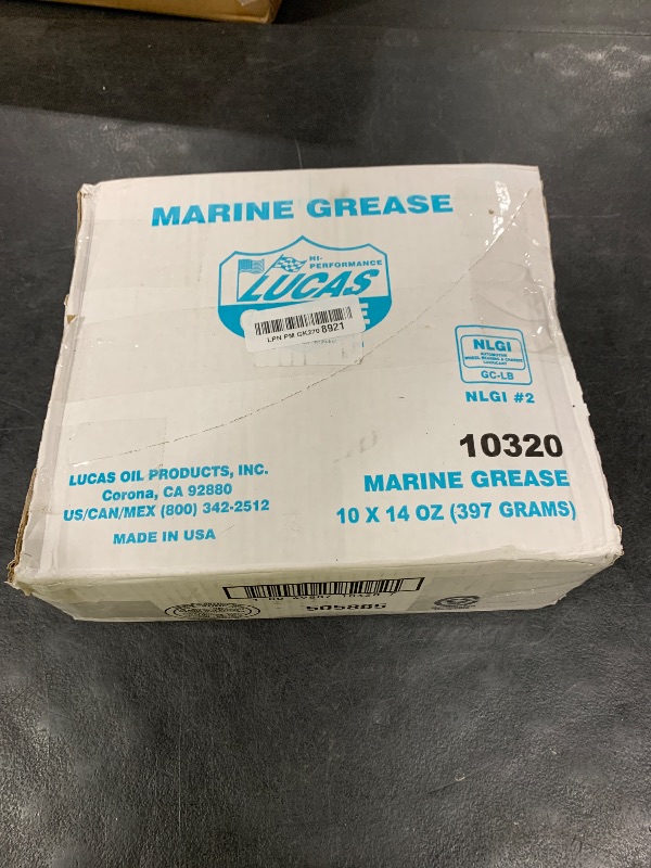 Photo 1 of Lucas Oil Marine Grease 14oz (10-Pack)