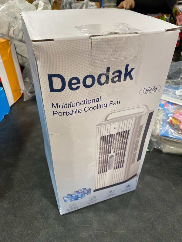 Photo 1 of Deodak Portable Air Conditioner - 1700ml Tank, 120° Oscillation