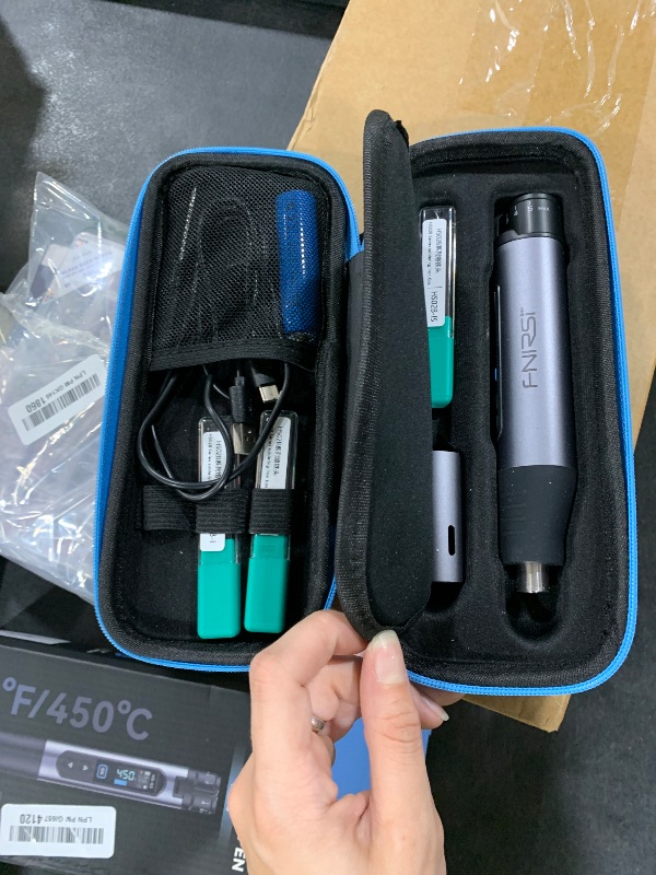 Photo 1 of FNIRSI HS-03 Cordless Soldering Iron Kit, 2600mAh Battery, 3s Fast Heating
