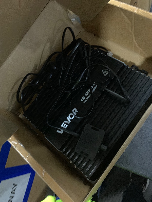 Photo 1 of VEVOR 1200W RMS Class D Monoblock Amp, 1/2/4 Ohm Stable with Remote Subwoofer Level Control, Bass Boost & Phase Shift - Mono Car Amplifier for Subwoofer