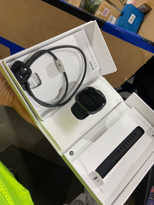 Photo 1 of Google Fitbit Versa 4 Fitness Smartwatch - Black/Graphite