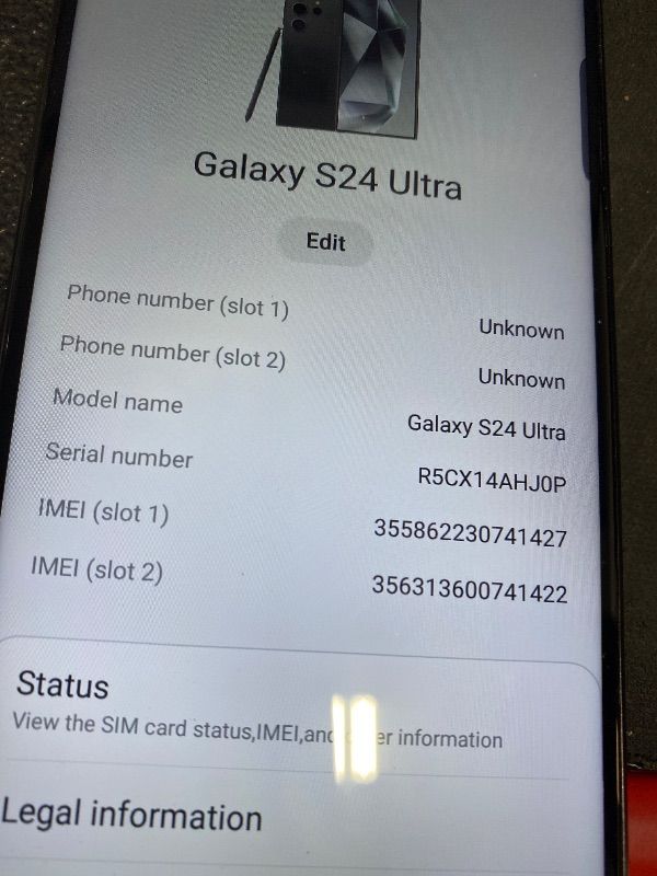 View 7 of Samsung Galaxy S24 Ultra 512GB Titanium Black Unlocked Smartphone