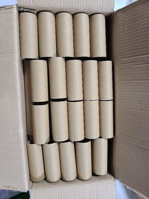 Photo 1 of 100 Pack Toilet Paper Rolls for Crafts Round Thick Cardboard Tubes Empty Paper Towel Rolls for Crafts Arts 3.7inch x 1.55inch