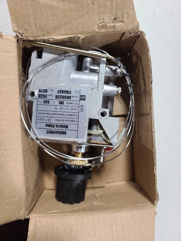 Photo 1 of 098237-08 Gas Control Valve-Fits SIT 630 Eurosit Vent Free Fireplace-Compatible with 0630545 & Other Models - Replacement for Natural Gas/LP Gas Fireplace Valves