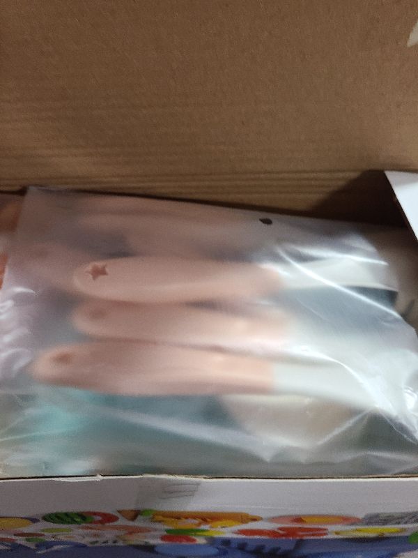 Photo 1 of 130Pcs Kitchen Playset, Toddler Pretend Cooking Play Pots, Pans, Utensils Cookware, Daily Food Fruit Veges, Shopping Storage Basket, Dessert, Prop Money, Learning Gift for Child (Pink)