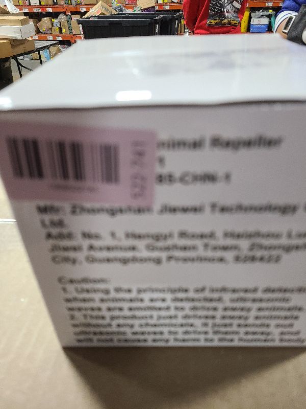 Photo 1 of 2 Pack Outdoor Solar Animal Repeller - Ultrasonic & Strobe Light, Deterrent for Cats, Dogs