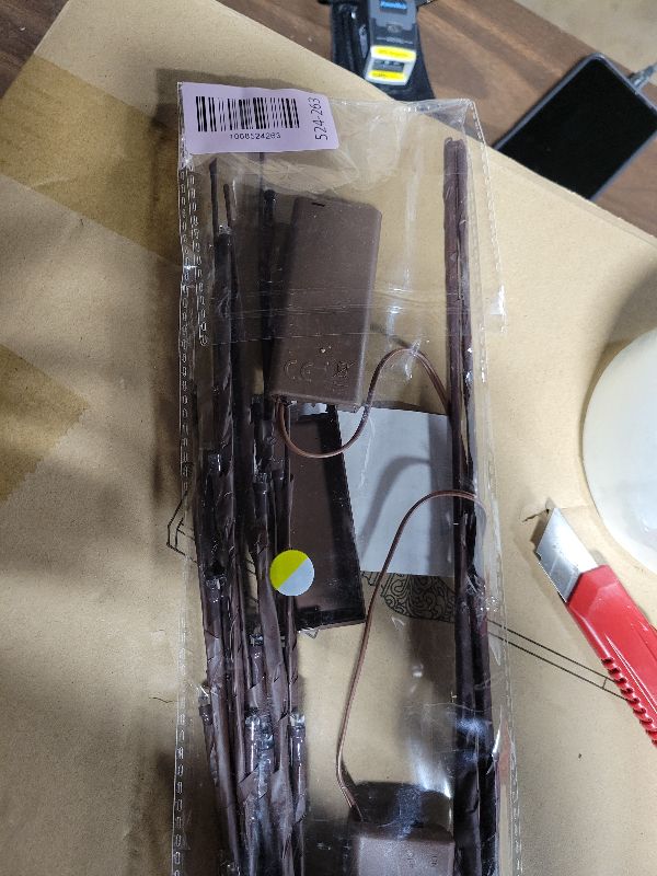 Photo 1 of 2 Pack Decorative LED Lighted Branch Lights Battery Operated Artificial LED Twig Branches Decoration for Home Room Decor Christmas Vase (Warm White, 29.5 Inches, 20leds)