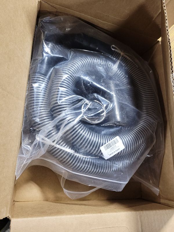 Photo 1 of 1-7/8-inch Shop Vacuum Hose for Ridgid Wet/dry Vac Replaceable Parts #WS17823A,10 Feet Long, Silver Black 1Pcs.