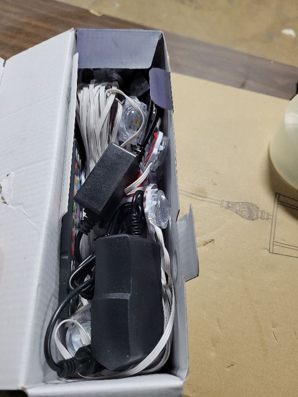 Photo 1 of 100FT Permanent Outdoor Lights Waterproof with Smart App Control Remote,DIY Scene Modes,Music Sync hronization,Eaves Lights for Garden Decor,Deck,Christmas