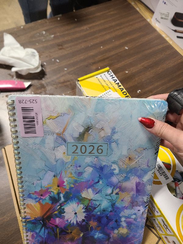 Photo 1 of 2026 Planner - 2026 Planner Weekly and Monthly, January 2026 - December 2026, 8.5" x 11", Calendar Planner 2026 with Colorful Monthly Tabs, Twin-wire Binding, Holidays, Back Pocket