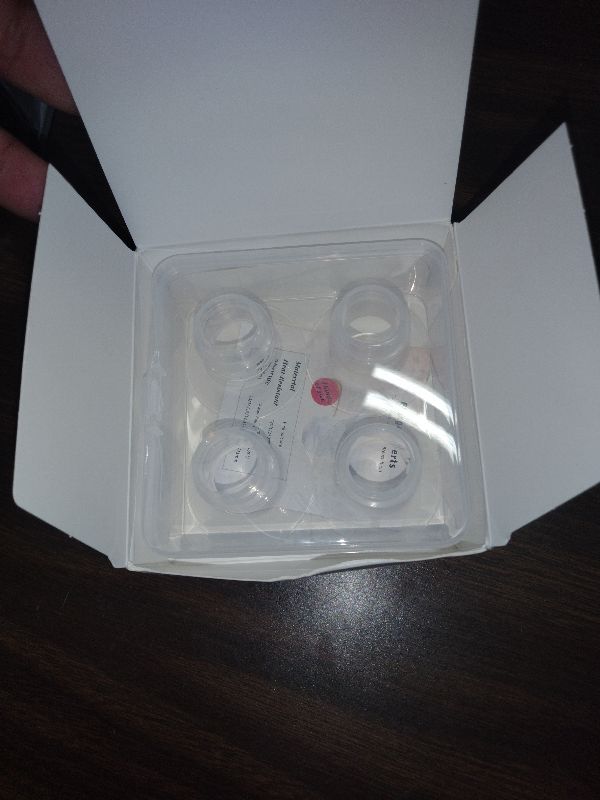 Photo 1 of 18mm Flange Inserts for 24mm Flange/Shield, Compatible with Momcozy/Medela/MOMMED/Bellababy/Spectra Breast Pumps, Pump Parts Replace (4PCS 18mm)