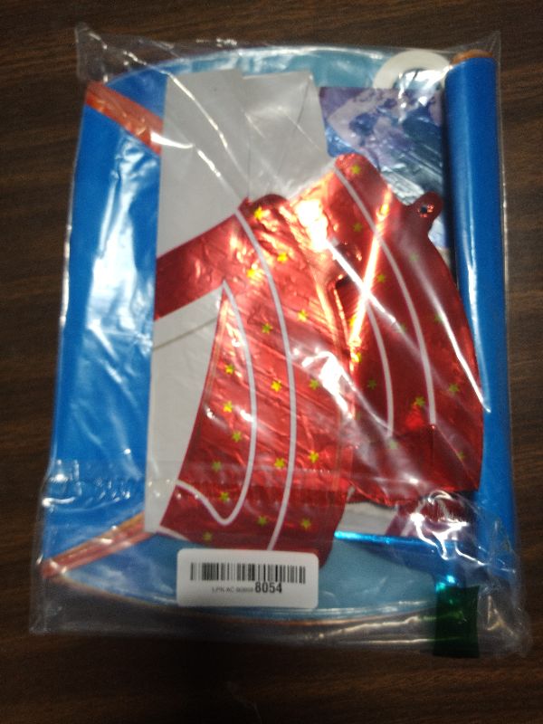 Photo 1 of 16 Pieces Galaxy Space Balloons - Large Outer Themed Decorations Rocket Spaceship Astronaut Planet Foil Balloons for Kids Birthday Baby Shower Party Supplies