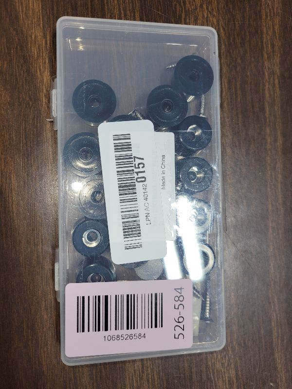Photo 1 of 20 PCS Black Rubber Feet Pad with Stainless Screws, Non Slip Rubber Bumper Feet, Black Rubber Feet for Cutting Board, Cutting Board Feet Non Slip, Cutting Board Rubber Feet (0.51" H x 0.78" D)