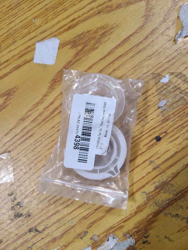 Photo 1 of 2 Pcs Electric Fan Nut Covers Replacement,Plastic Fan Blade Cover Nut,for Household Standing Pedestal Fans(Transparent+White)