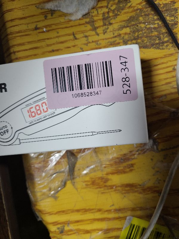 Photo 1 of 1 Second Instant Read Food Thermometer Rechargeable Meat Thermometer Digital Kitchen Thermometer for Cooking, Grill Thermometer, BBQ Thermometer Waterproof