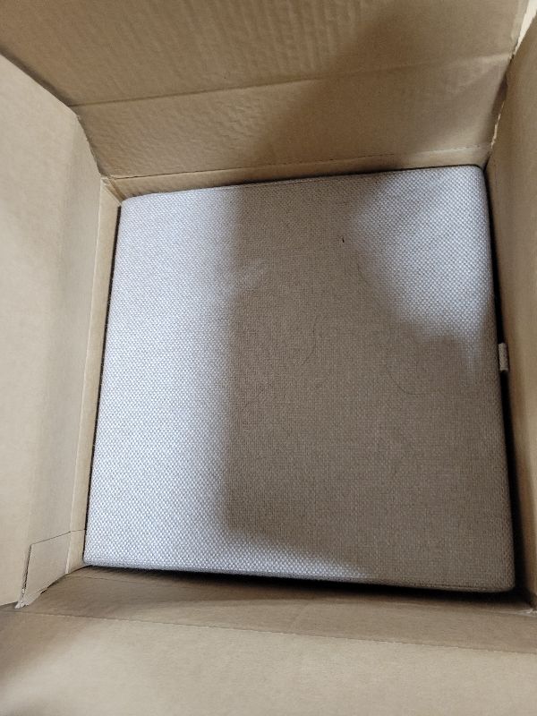 Photo 1 of 17.13" H Dog Stairs for Small Dogs, 2-in-1 Pet Steps & Ottoman - Foldable Dog Stairs for Couch, Non-Slip Wooden Pet Stairs for Puppy Senior Injured Dogs (Light Beige)