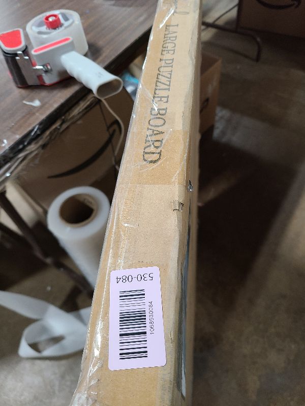 Photo 1 of 1000 Piece Rotating Puzzle Board with Drawers and Cover - 4 Drawers, Wooden Jigsaw Puzzle Table | 30” X 22”| Jigsaw Puzzle Board - Portable Puzzle Tables for Adults and Kids by Beyond Innoventions