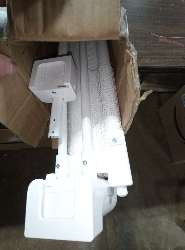 Photo 1 of 160'' Retractable Baby Gates Extra Wide, 42" Extra Tall Retractable Dog Gate for Doorways,13 Foot Safety Upgrade Extra Long White Retractable Baby Gate for Stairs, Indoor/Outdoor Retractable Gate