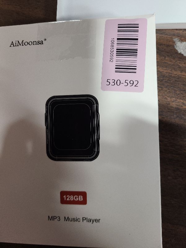 Photo 1 of 128GB MP3 Player with Bluetooth 5.3, Portable Digital Lossless Music Player with Built-in Speaker, 2.0 in Full Touch Screen, HiFi Sound, FM Radio, Voice Recorder, Earphones Included