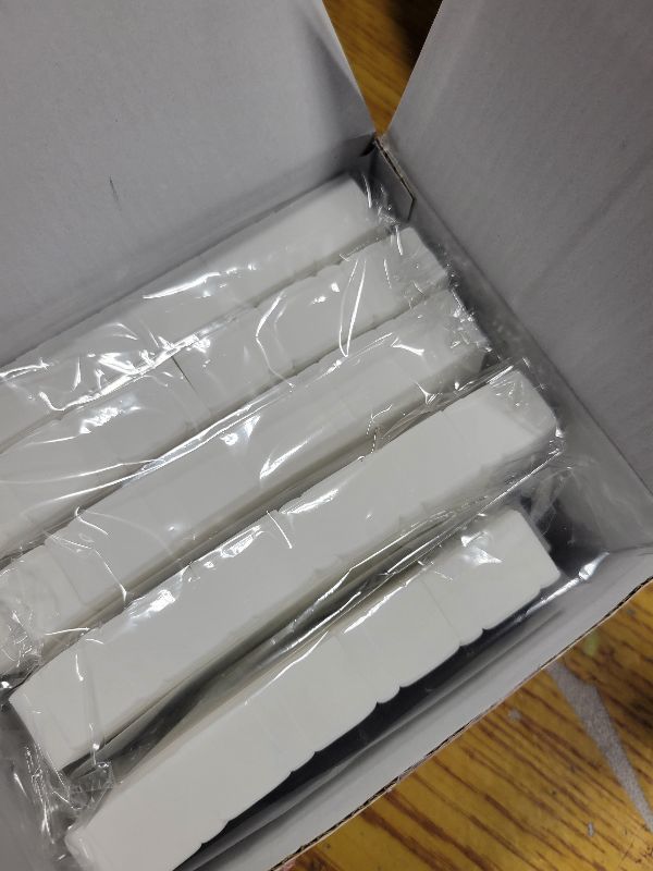 Photo 1 of 120 Count Makeup Sponges Triangle Cosmetic Wedges for Foundation Blending, Nail Art, Crafts, Painting (White)