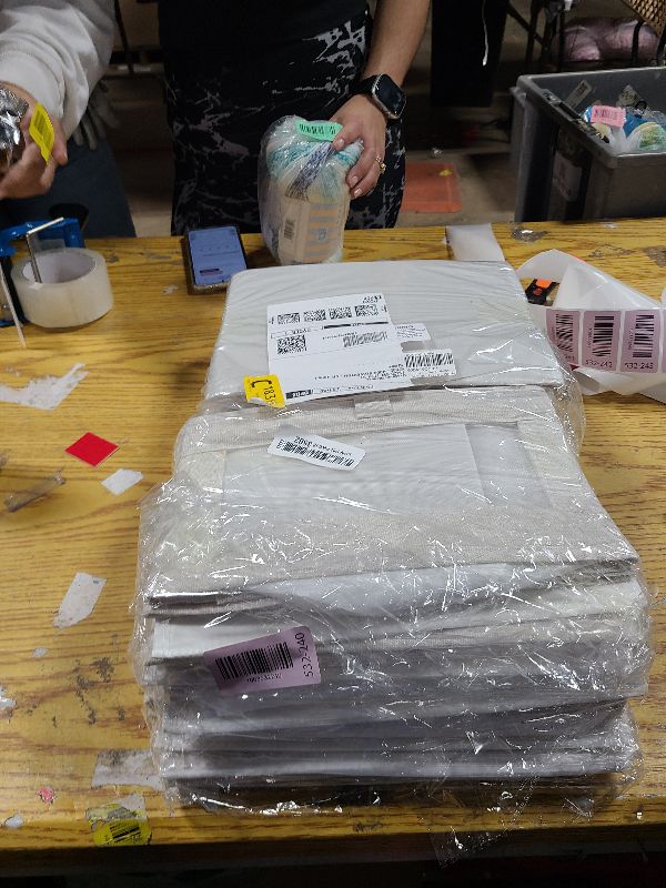 Photo 1 of 10 Pack Linen Closet Organizers And Storage, Closet Storage Bins for Closet Organization, Linen Closet Baskets Foldable Closet Organizer Bins with Clear Window For Organizing Clothing, Jeans