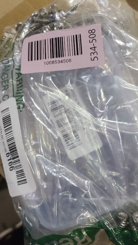 Photo 1 of #10 x 5/8" (200 PCS) Pan Head Sheet Metal Screws, Round Head Self Tapping Screw, Phillips Drive Wood Screw, Stainless Steel 304, Bright Finish