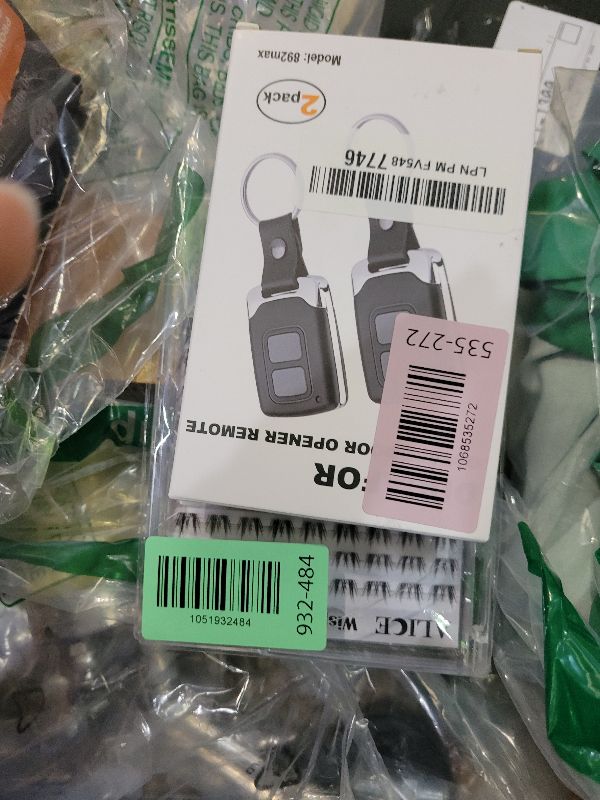 Photo 1 of 2 Garage Door Opener Remote, for Lift Master Chamberlain Craftsman Garage Door Opener Remote 893LM 893Max 891LM 971LM 973LM 371LM 373LM, Red Orange Green Yellow Purple Learn Button Garage Door Remote