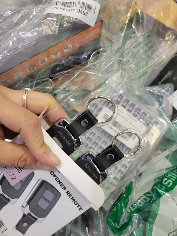 Photo 1 of 2 Garage Door Opener Remote, for Lift Master Chamberlain Craftsman Garage Door Opener Remote 893LM 893Max 891LM 971LM 973LM 371LM 373LM, Red Orange Green Yellow Purple Learn Button Garage Door Remote