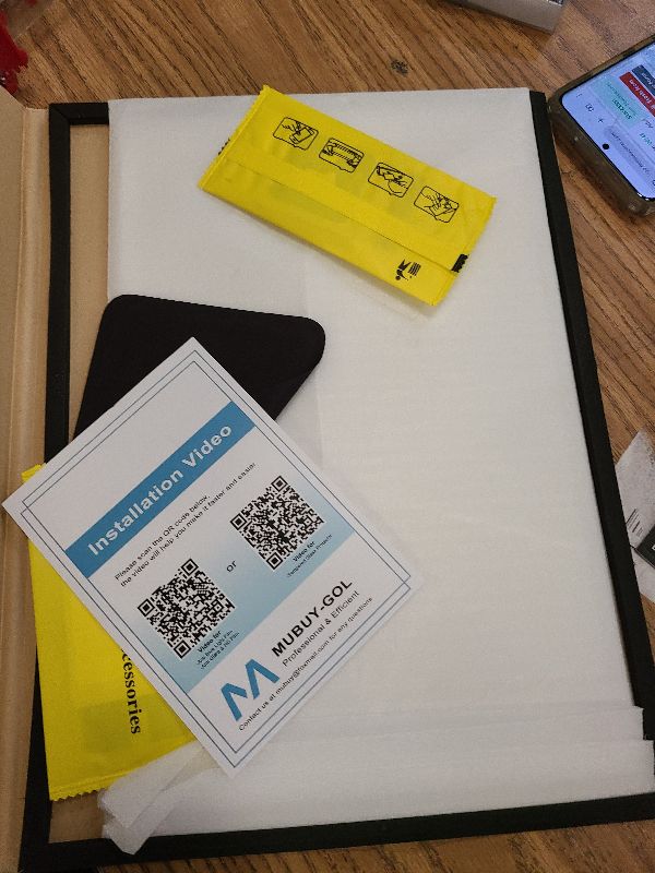 Photo 1 of (2 Pack ) 14.5" Laptop Tempered Glass Screen Protector for 14.5 Inch HP/Dell/Lenovo/Acer/Samsung 14.5" 16:10 Laptop 9H Hardness, Ultra Clear Scratch Resistant Anti-Fingerprint (W 312 x H 195 mm)