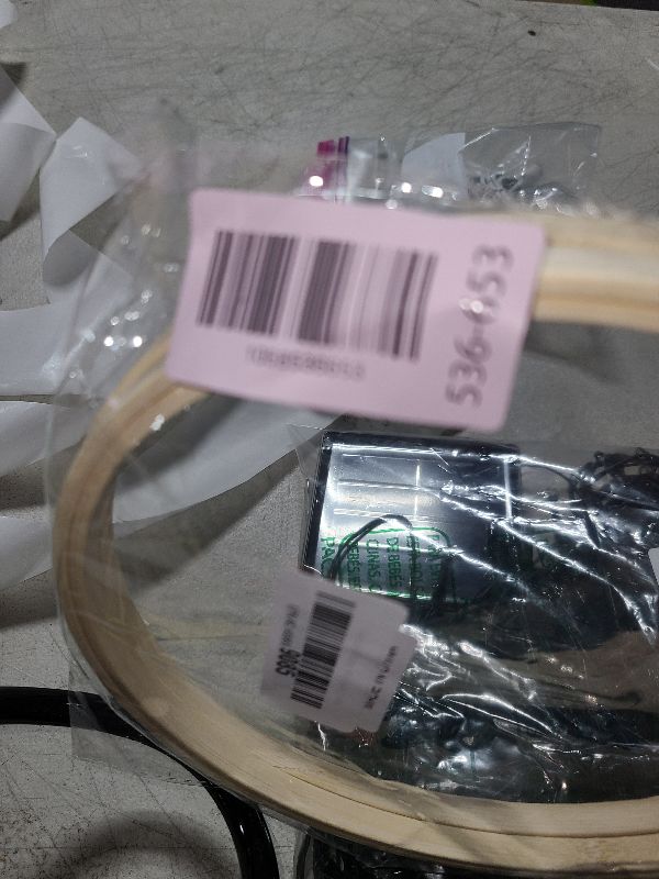 Photo 1 of 2 Pack Embroidery Hoops, 8 Inch Round Embroidery Hoops, Natural Wood Cross Stitch Hoop with Adjustable Screw for Friendly Embroidery, Cross Stitch, Craft & Beginner, and DIY Decoration